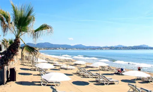 Cannes, la Croisette et l'hôtel Anna Livia***