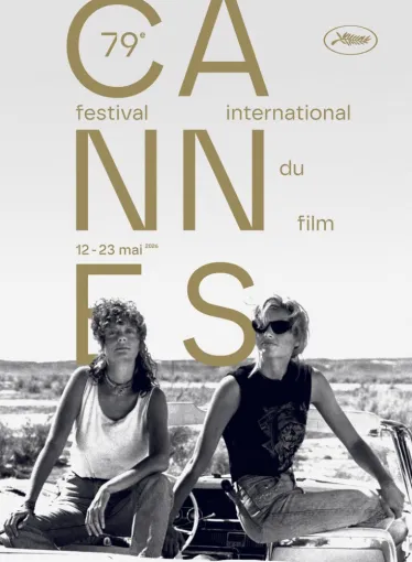 Thelma et Louise héroïnes de l’affiche officielle du 79e Festival de Cannes par Hotel Anna Livia, Cannes, Hôtel Anna Livia ***