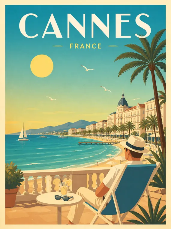 Vacances au bord de l'eau à Cannes